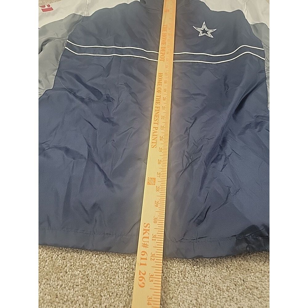 NFL Dallas Cowboys‎ Full Zip Windbreaker Blue Jacket Size XL - Picture 6 of 13